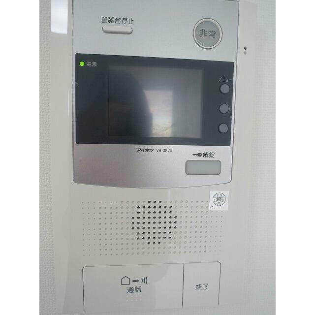 セキュリティ　モニター付きインターホンで安心