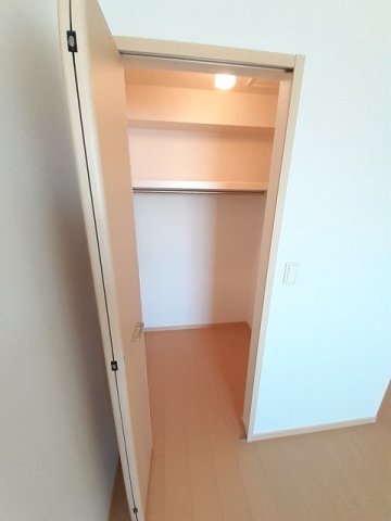 収納　たっぷりとした収納スペースです