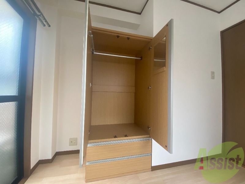 収納　お部屋を広く使える、頼もしい収納力が魅力です。
