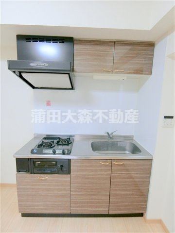 キッチン　2口グリル付システムキッチン