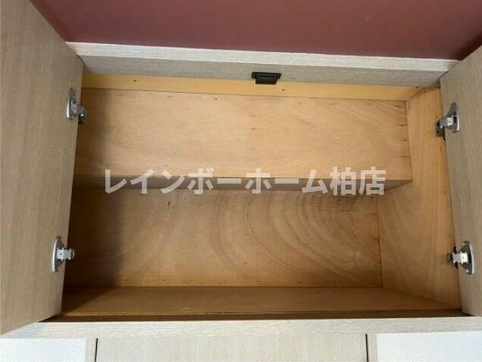 収納　たっぷりとした収納スペースです
