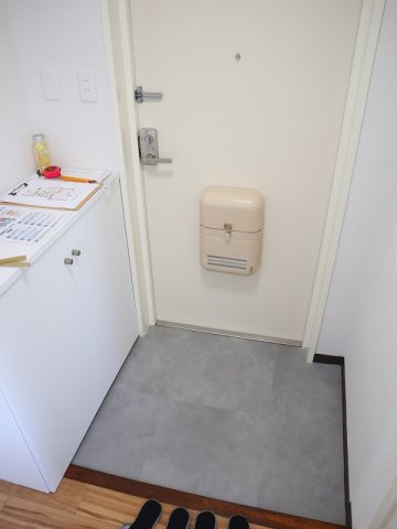 玄関　スッキリまとまった玄関です