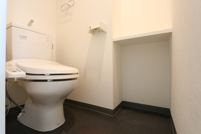 地下鉄七隈線 渡辺通駅 徒歩17分 10階建 築17年のトイレ写真