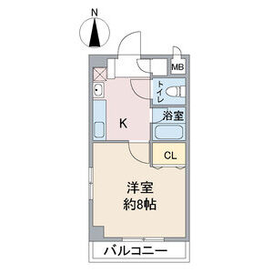 レージュ ウエストの間取り写真