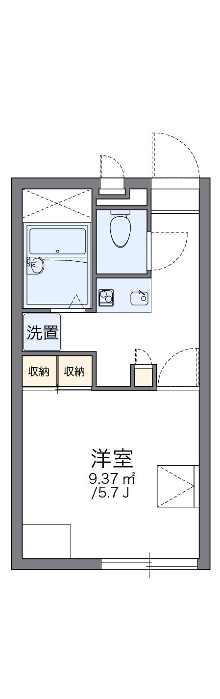 レオパレスレクエルド新下関の間取り写真