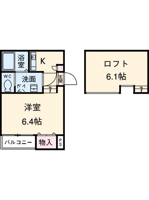 ルークス名古屋IIの間取り写真