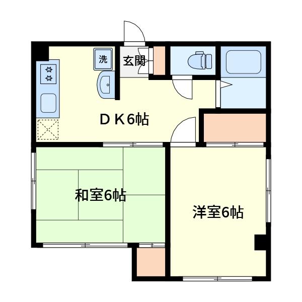 桜マンションの間取り写真