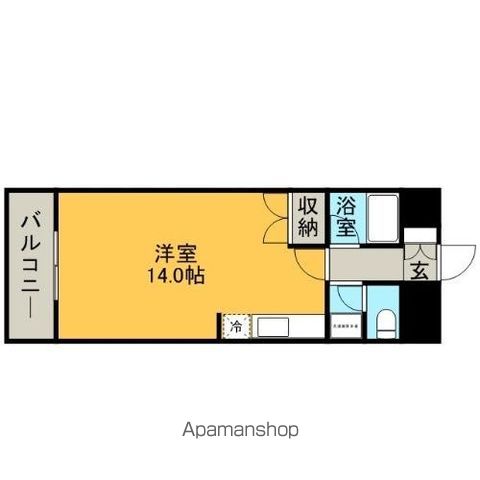 ＪＲ鹿児島本線 九産大前駅 徒歩4分 5階建 築42年の間取り写真