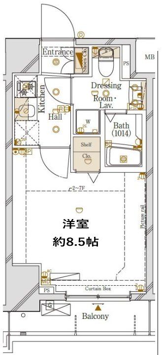 ガリシアグランデ江戸川橋の間取り写真