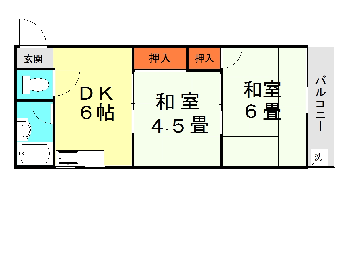 エクセルハイツの間取り