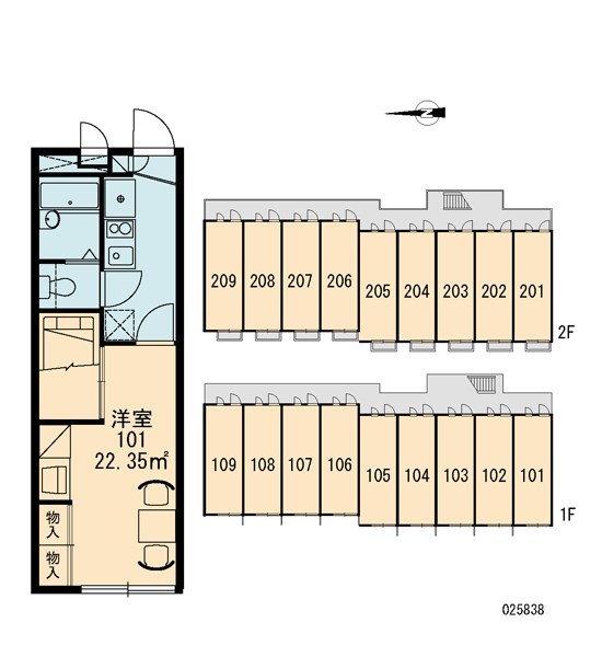 その他部屋・スペース　見取り図です。