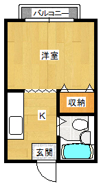 アップルハイツIの間取り