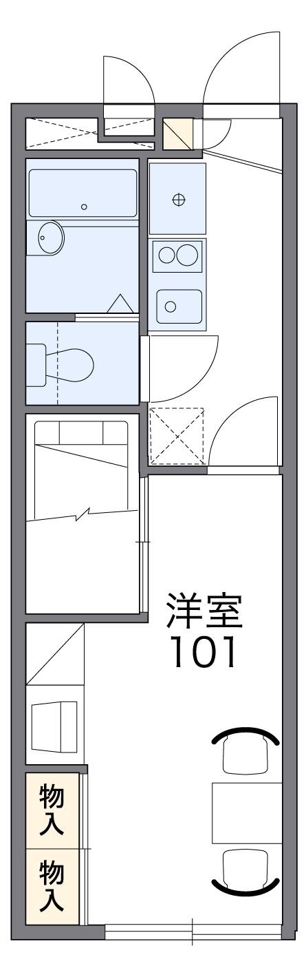 レオパレス阿久比の間取り