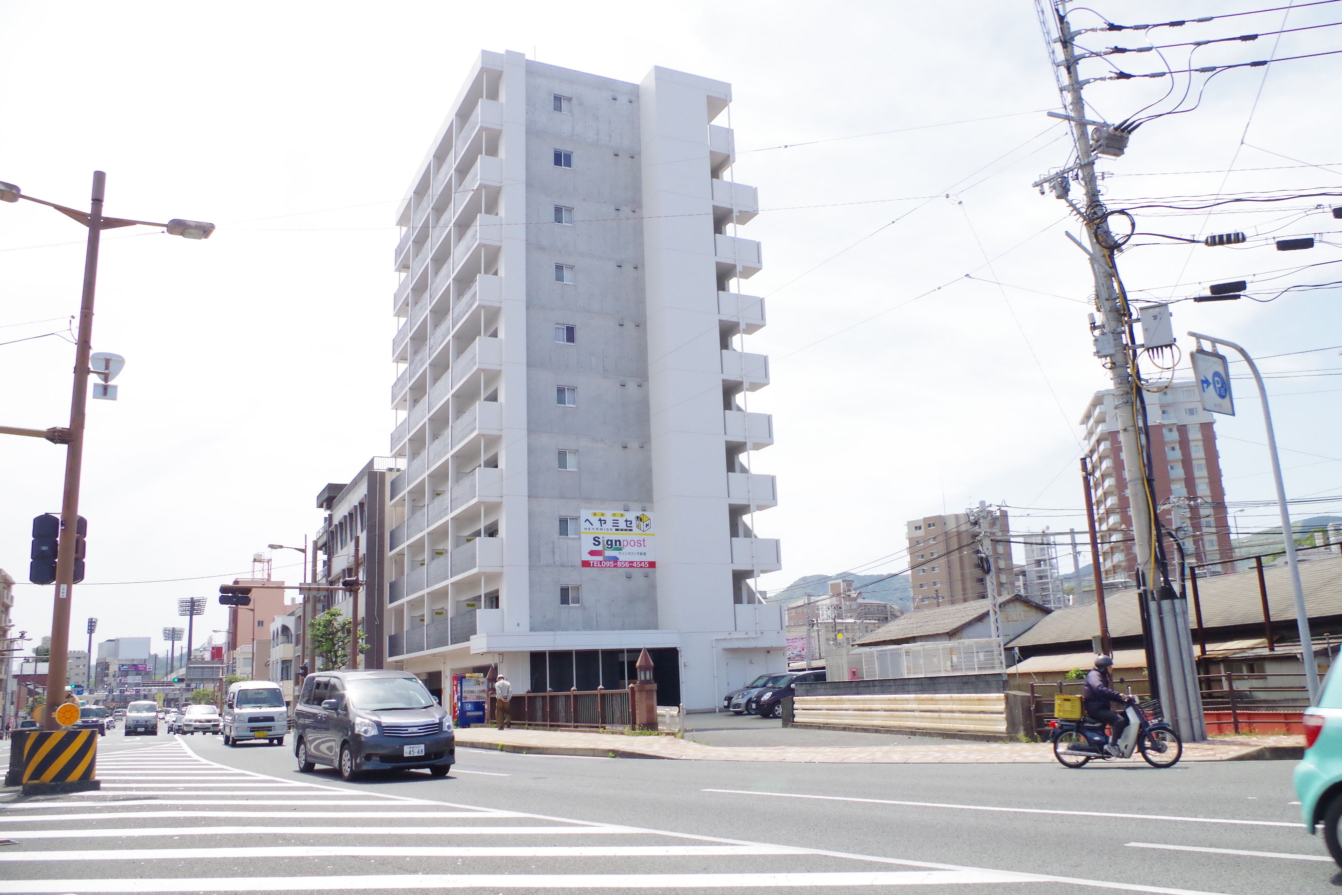 建物外観　※パノラマ写真はモデルルーム(別部屋)のものになります。