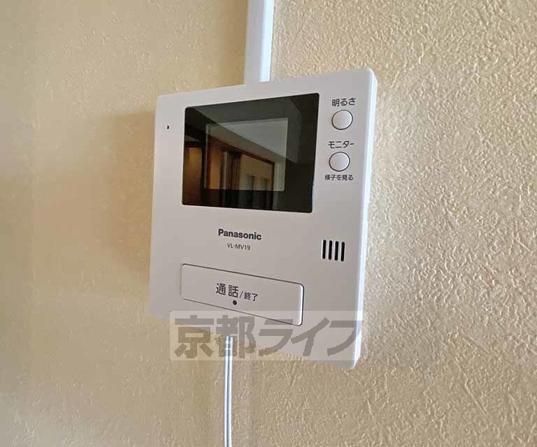 セキュリティ　モニターで来客確認できるので安心です。