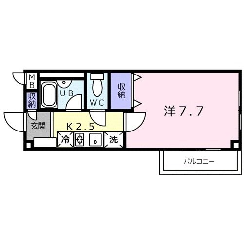 【ハイツメイトクの間取り】