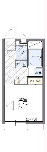 レオパレス西大寺南の間取り