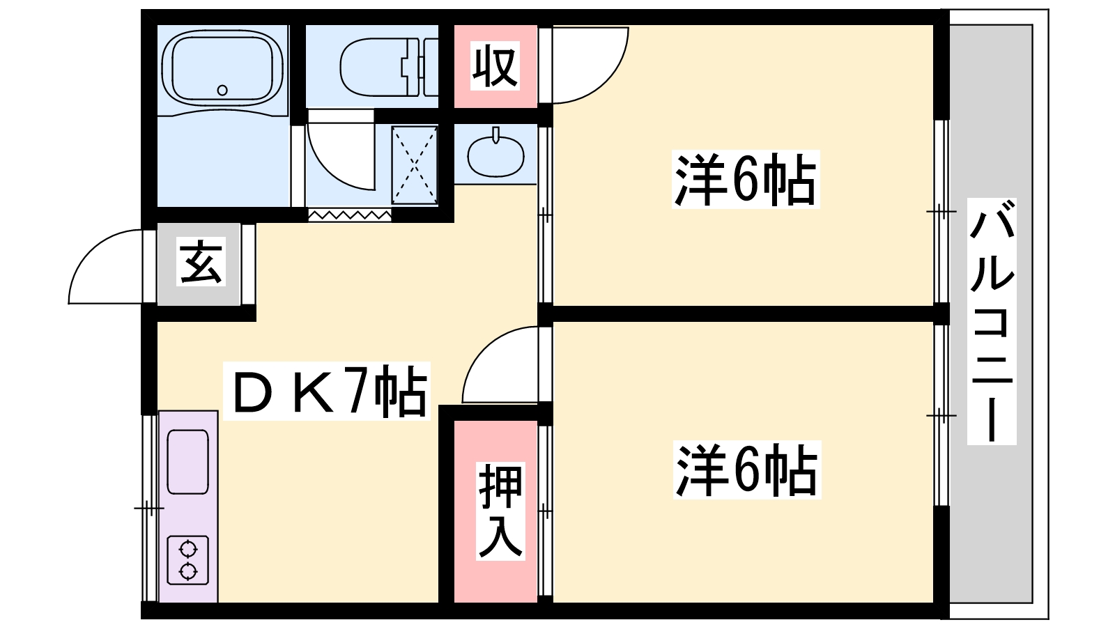 ハイツ木村の間取り