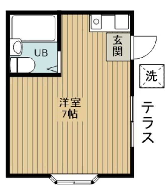 狭山市富士見のアパートの間取り