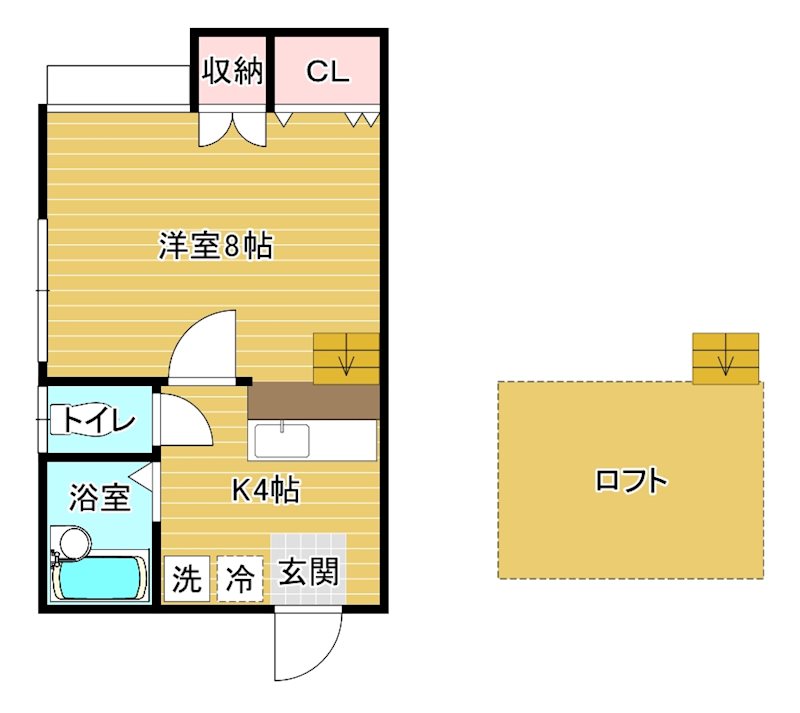 メゾンウィングの間取り