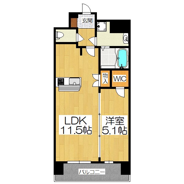 クリスタルグランツ京都西大路の間取り