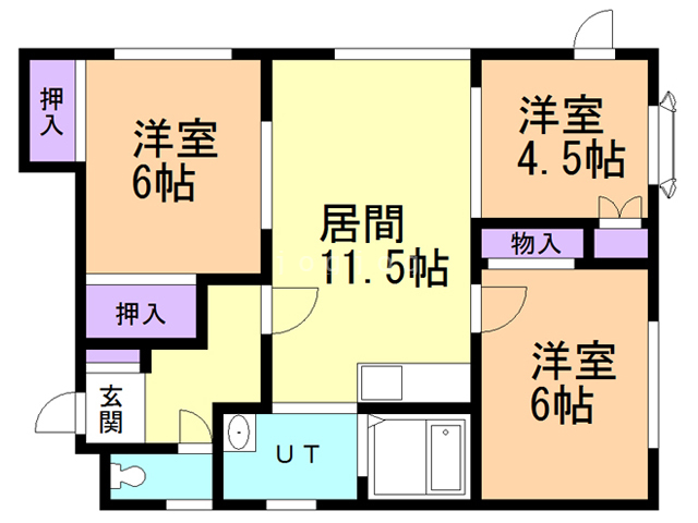 コーポササキの間取り