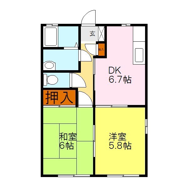 フォルステンドルフAの間取り