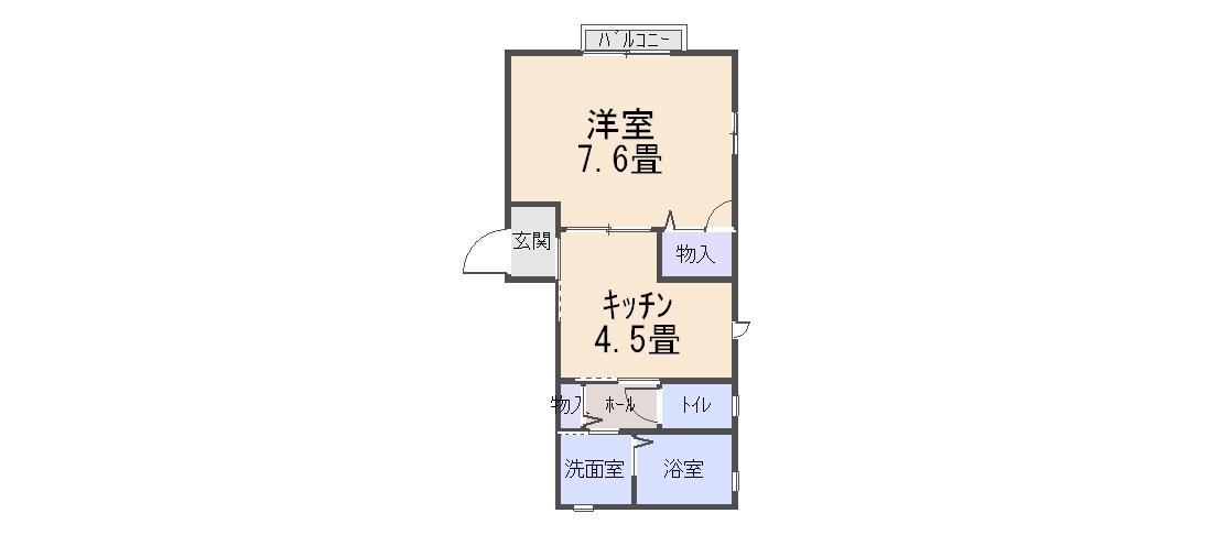 サンフィールド金房の間取り