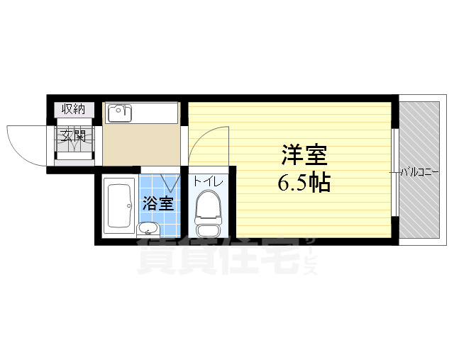 神戸市灘区稗原町のマンションの間取り