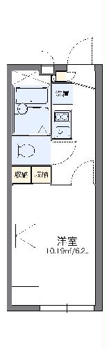 レオパレスプロヴァンスの間取り