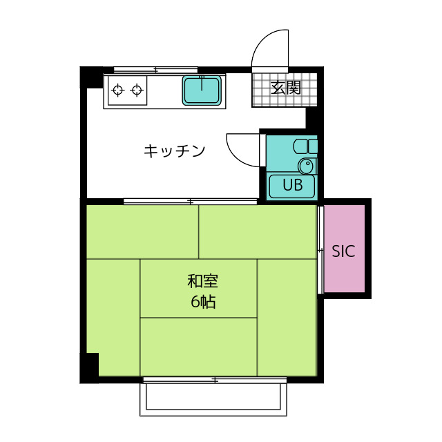 グリーンマンションの間取り