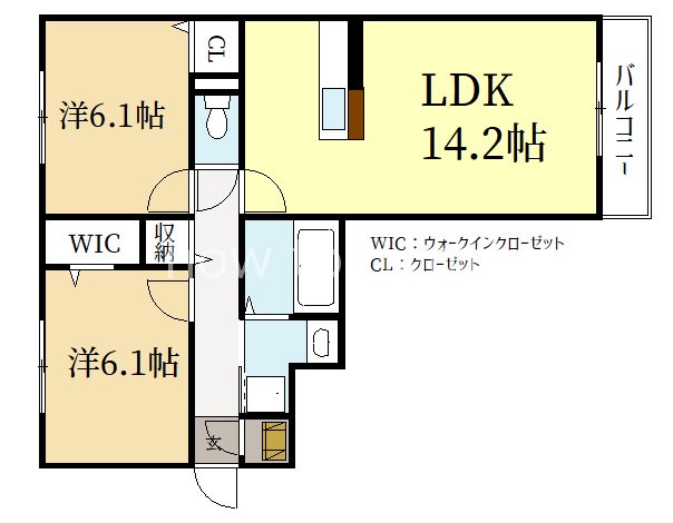 Glicina上賀茂の間取り