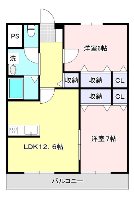 【ドムス前山の間取り】