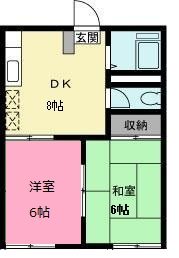 クリーンハイツの間取り