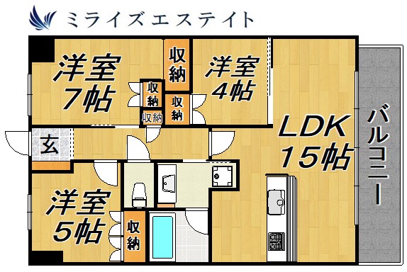 ラフィシア上前津の間取り