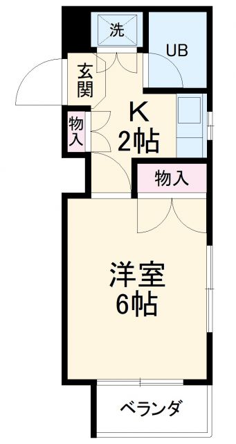 ホワイト指金の間取り