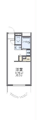 レオパレスパティオの間取り