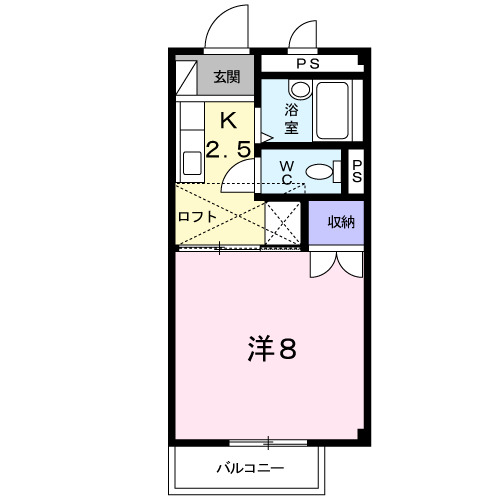 メゾン　ボーＢの間取り