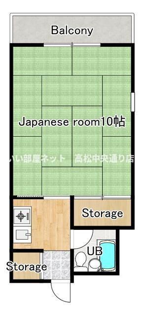 メゾン城東の間取り