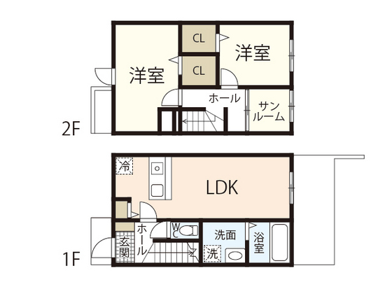 アフロディテ安芸Ｃの間取り