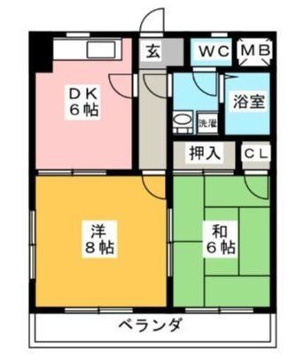 【川口市芝樋ノ爪のマンションの間取り】