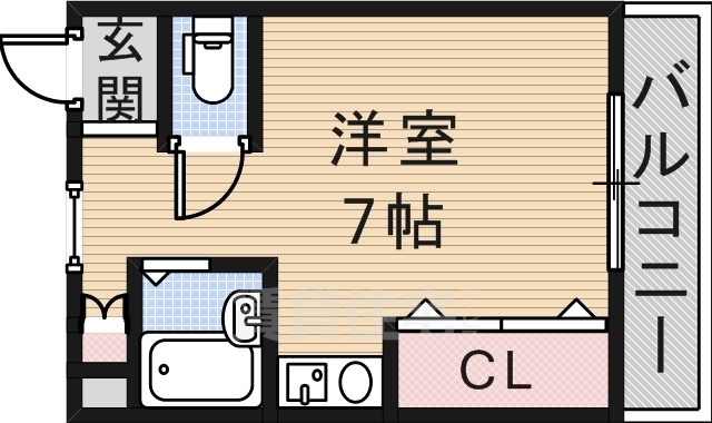 茨木市橋の内のマンションの間取り