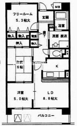 メゾンフロマージュ関目の間取り