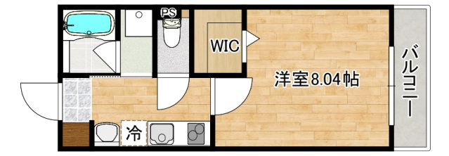 広島市南区宇品御幸のマンションの間取り