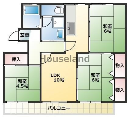 ネスタ花山の間取り