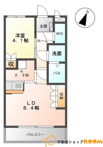 三潴郡大木町大字大角のアパートの間取り