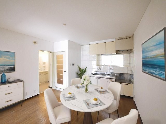 居室・リビング　CGで家具等を配置したもので家具等は含まれません