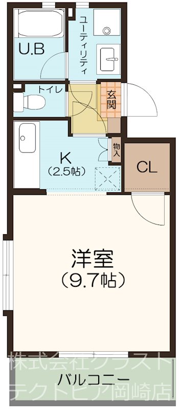 ブルーア末広の間取り