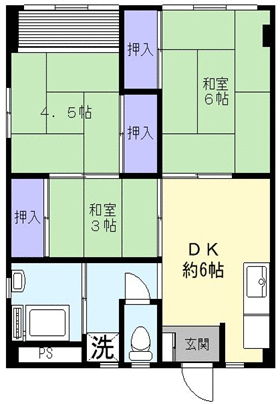 逗子分譲共同ビルの間取り