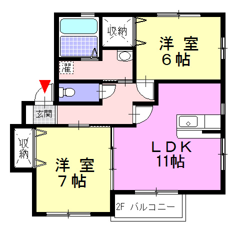 ブリーズハウスIIの間取り